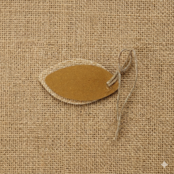 Jute ovale labels